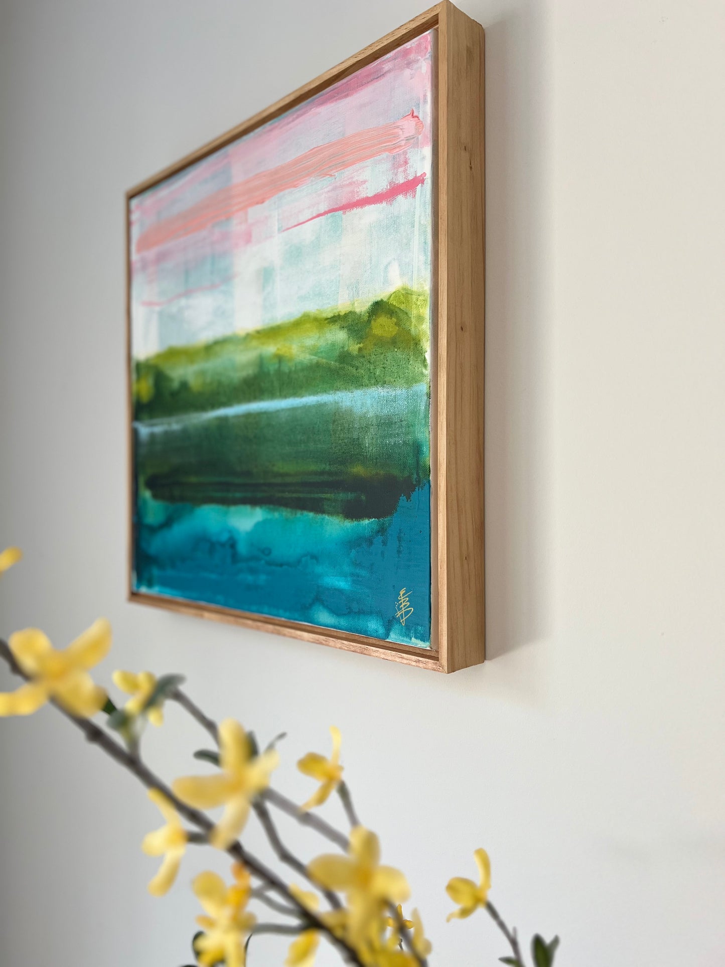 Where water meets land, 20x20