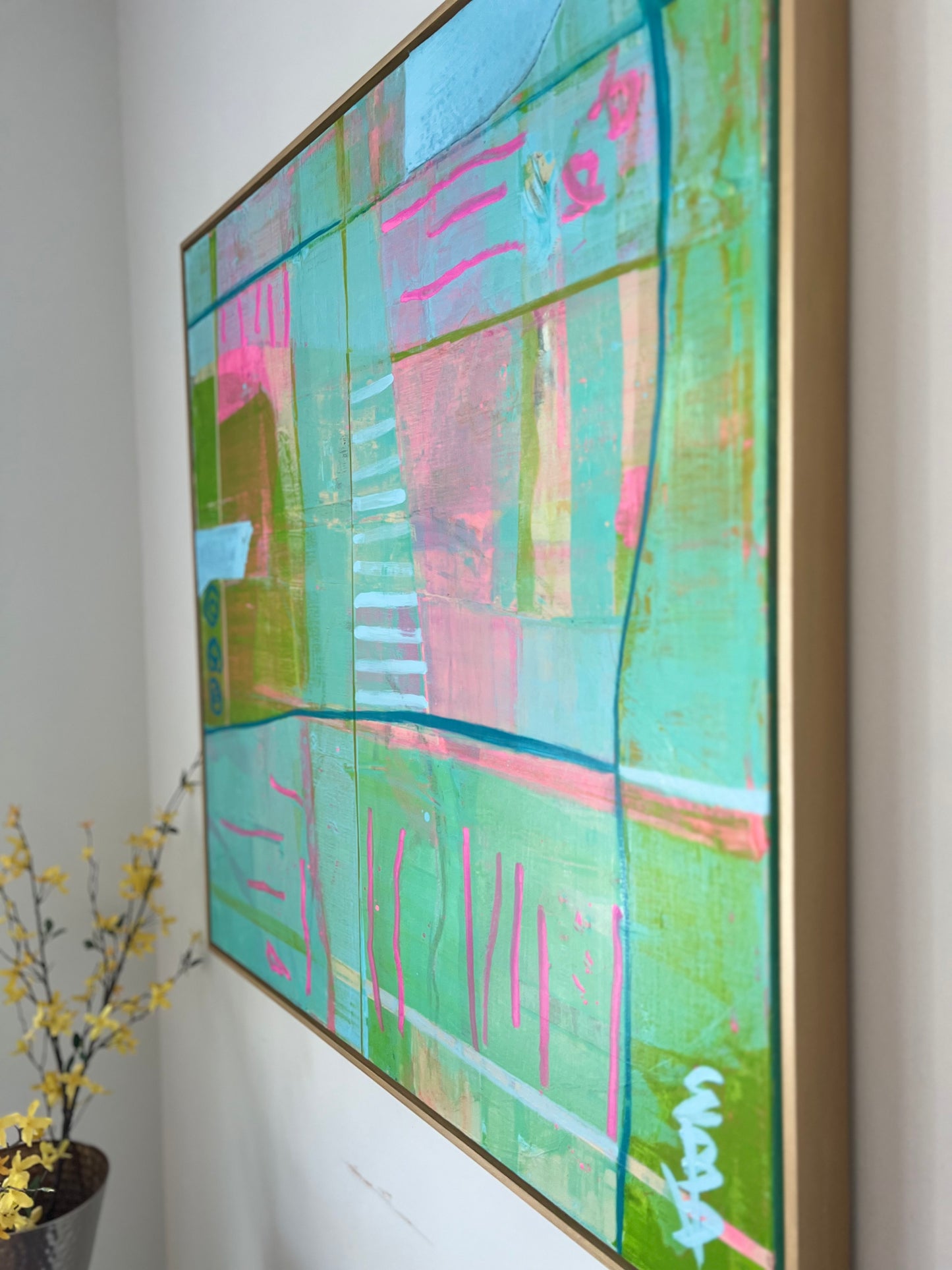 Doublemint abstract 37x37