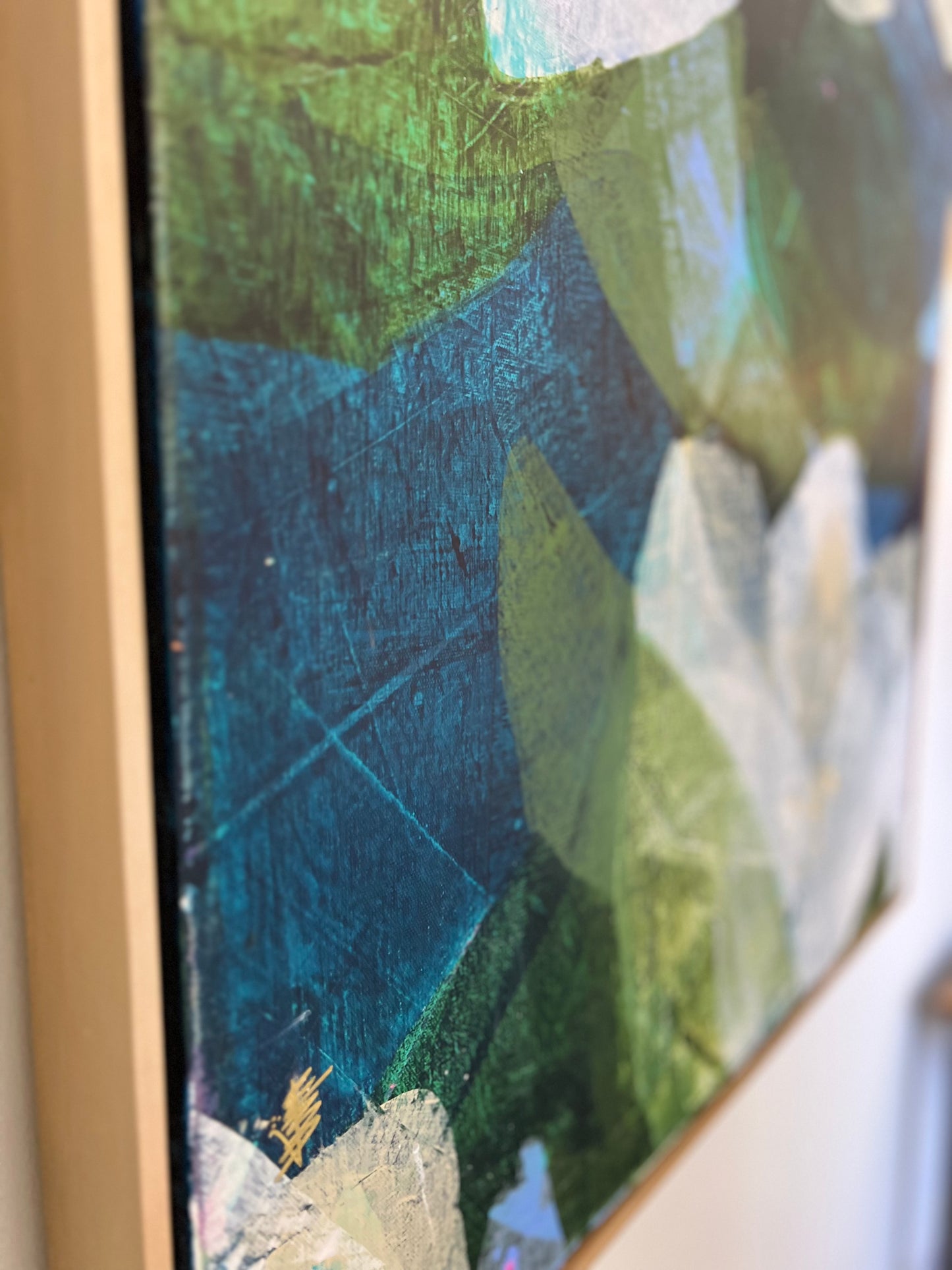 Magnolia blooms 30x48