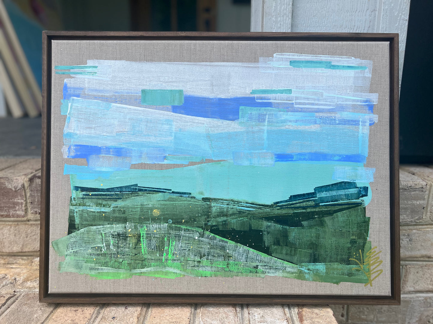 18x24 Rolling hills landscape