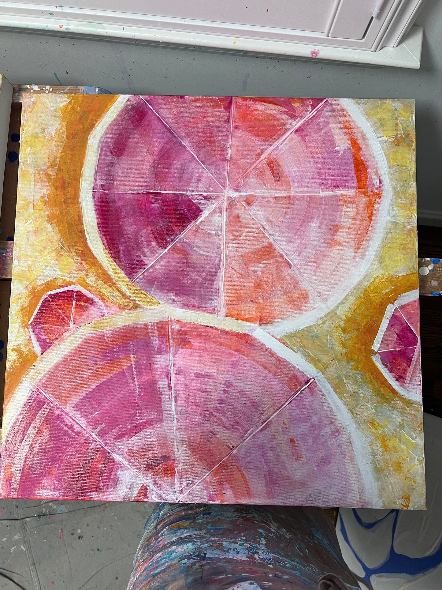 Pink and orange beach party 2