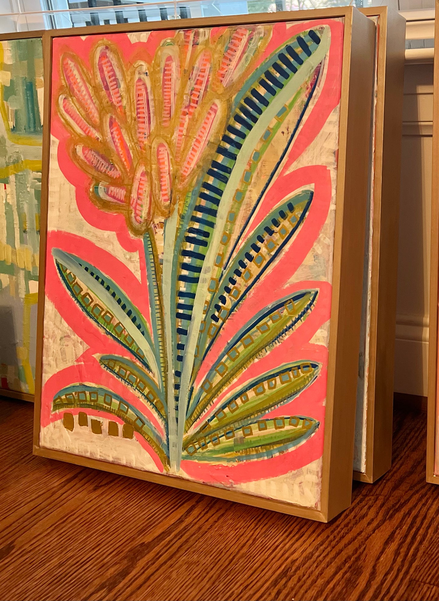 Floral abstract 16x20