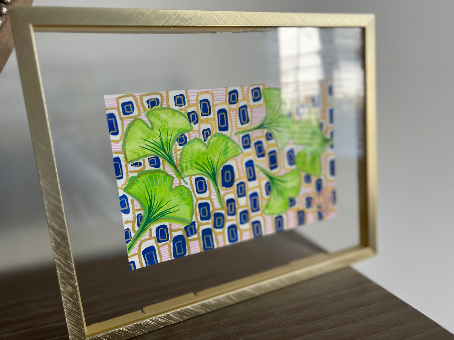 5x7 ginkgo pattern