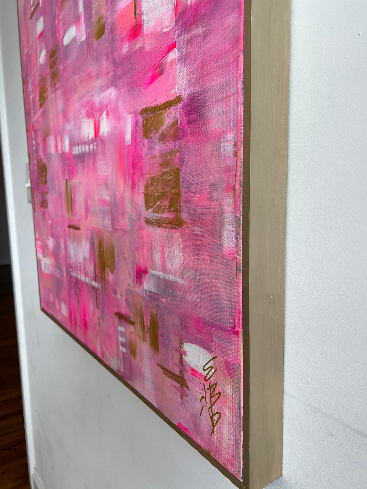 30x40 Pink pattern abstract