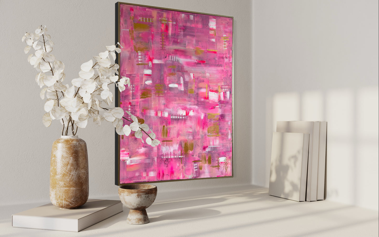 30x40 Pink pattern abstract