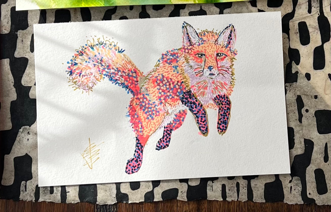 Pounce the Red Fox original