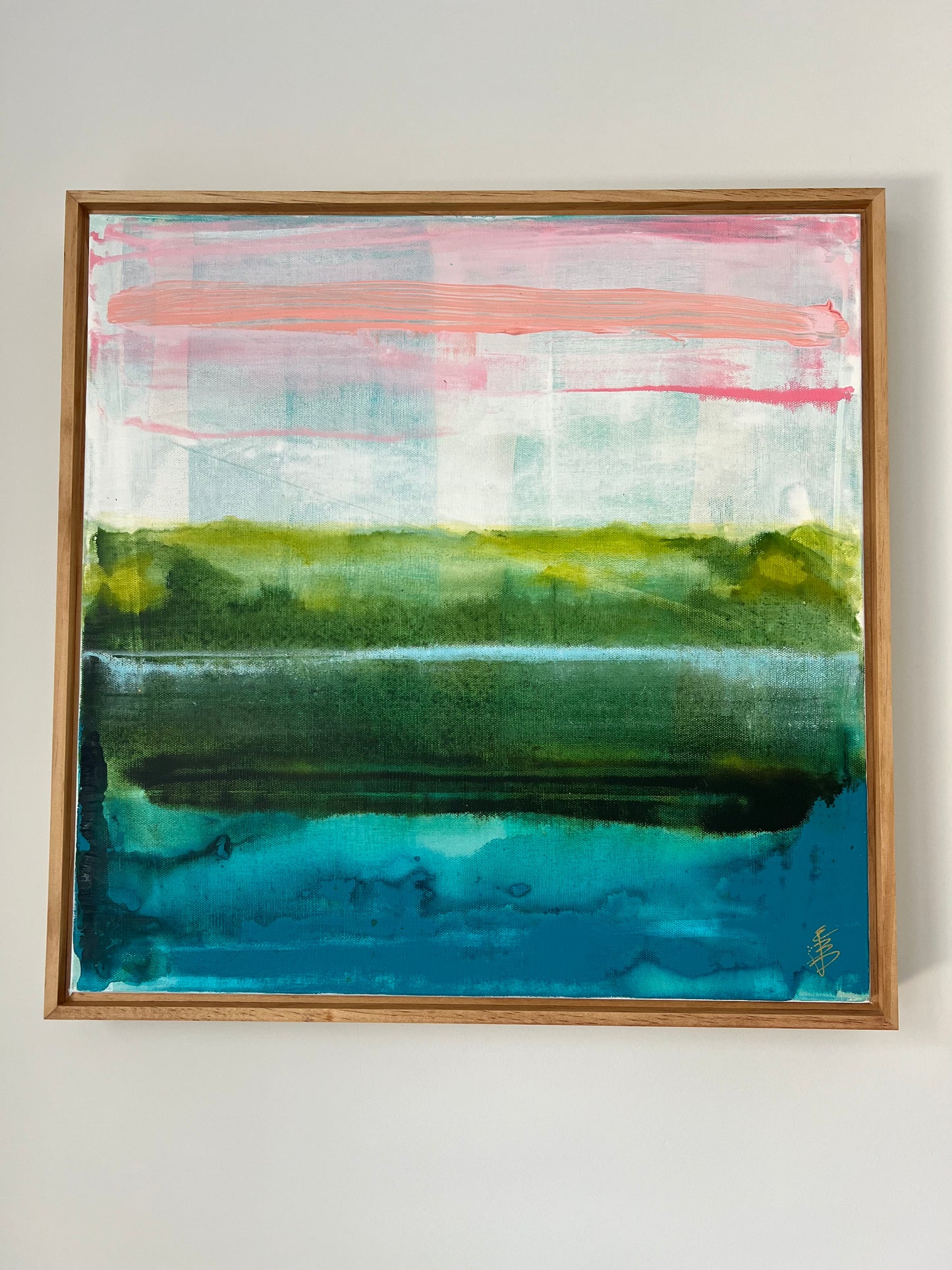 Where water meets land, 20x20