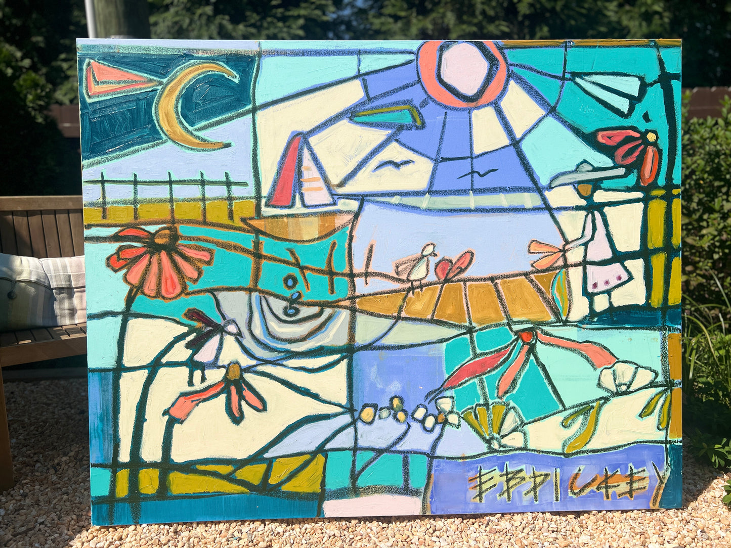Where the light gets in 48x60”