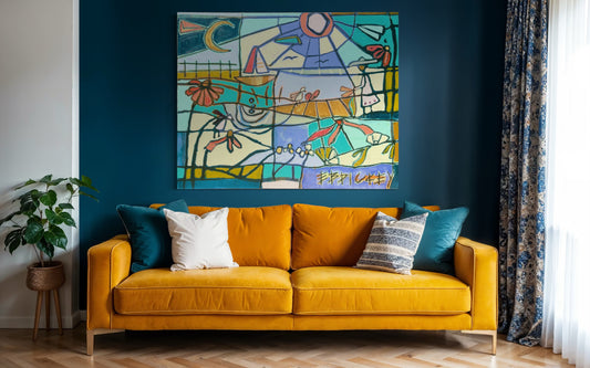 Where the light gets in 48x60”