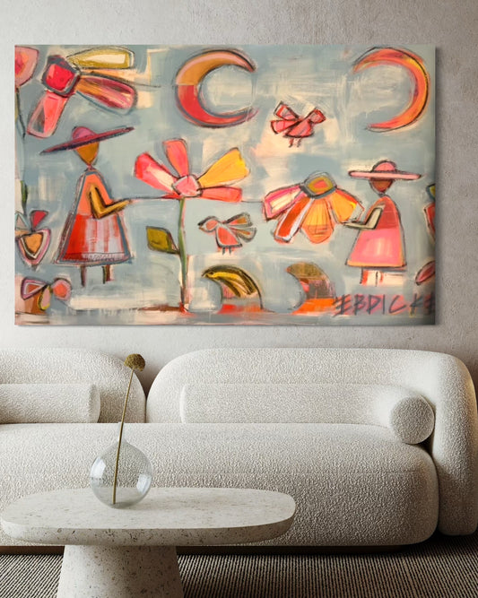 Let it be happy 48x72”