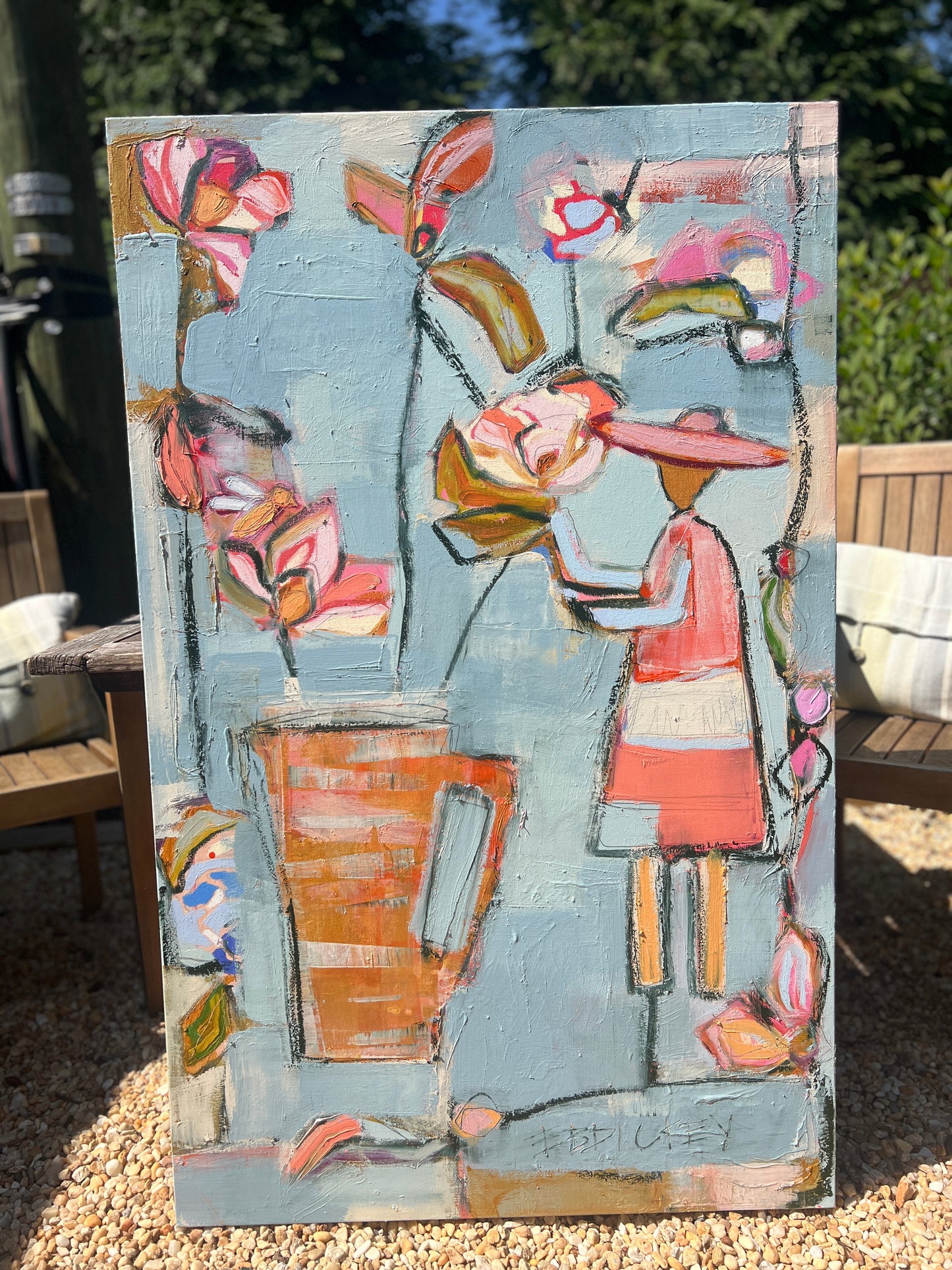 The patient gardener 48x30”
