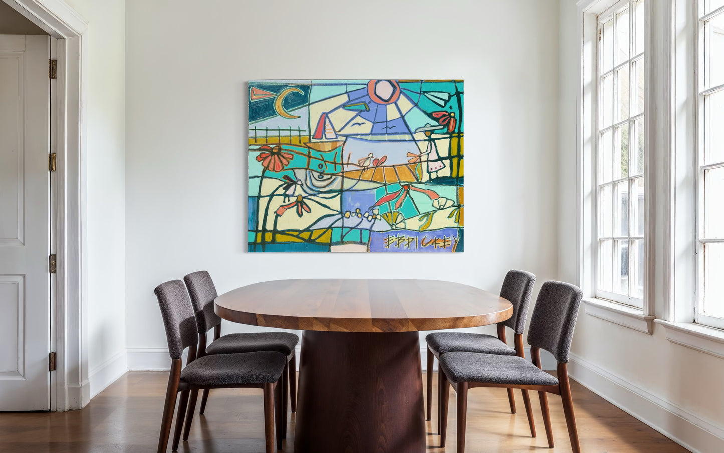 Where the light gets in 48x60”