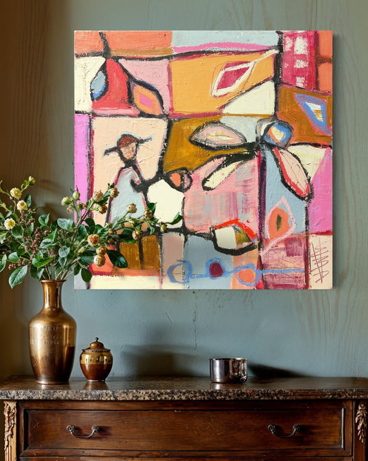 Garden gal 2, 20x20”