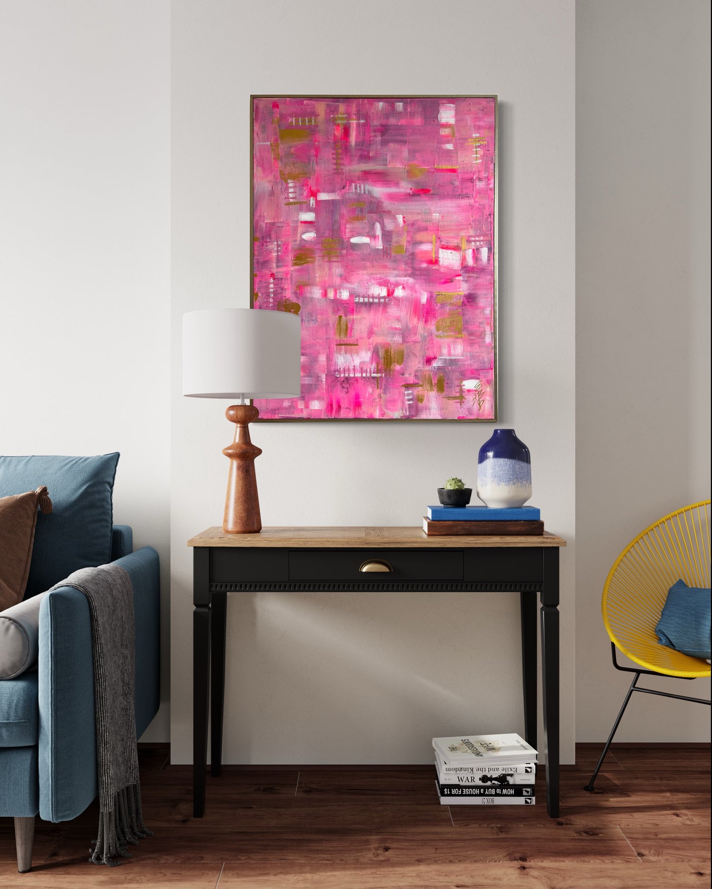 30x40 Pink pattern abstract